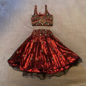 Merat Brand Gorgeous Bejeweled 2 Piece Doll Outfit